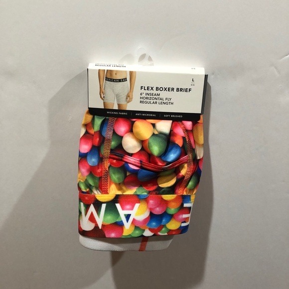 American Eagle Boxer Brief, Colorful Balls, Large - Picture 1 of 7